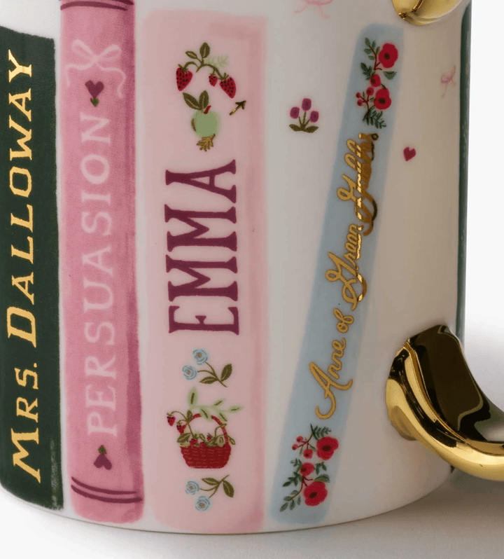 Ladies Night Book Club Porcelain Mug - Clementine Home Floral Gift