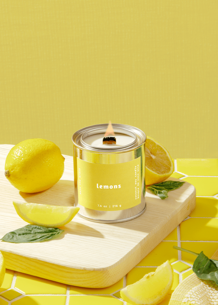 Lemons Candle - Clementine Home Floral Gift
