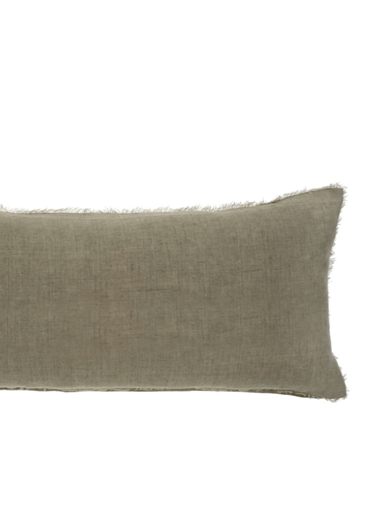 Lina Linen Pillow – Sand - Clementine Home Floral Gift