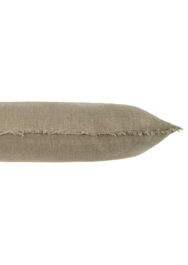Lina Linen Pillow – Sand - Clementine Home Floral Gift