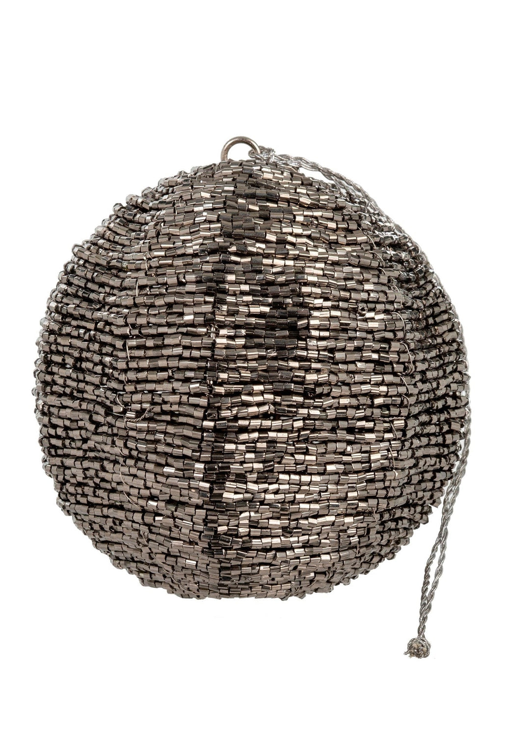 Luster Ball Ornament - Pewter - Clementine Home Floral Gift