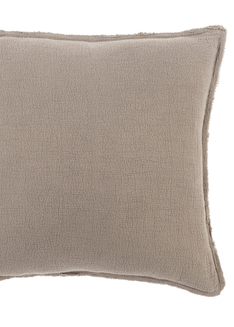 Malabar Pillow – Stone - Clementine Home Floral Gift