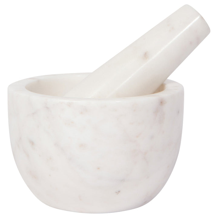 Marble Mortar & Pestle - Clementine Home Floral Gift