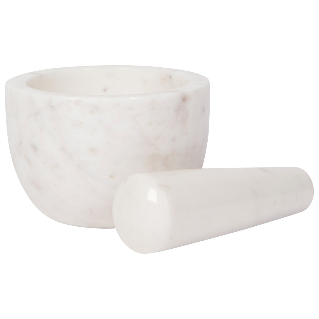 Marble Mortar & Pestle - Clementine Home Floral Gift