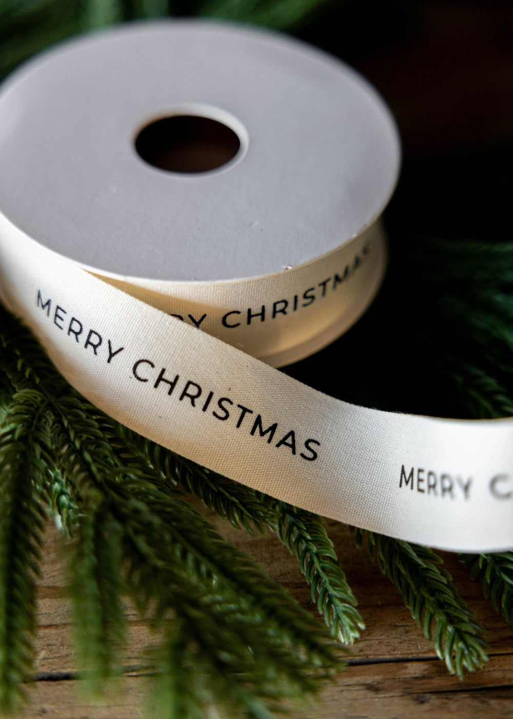 Merry Christmas Ribbon - Clementine Home Floral Gift