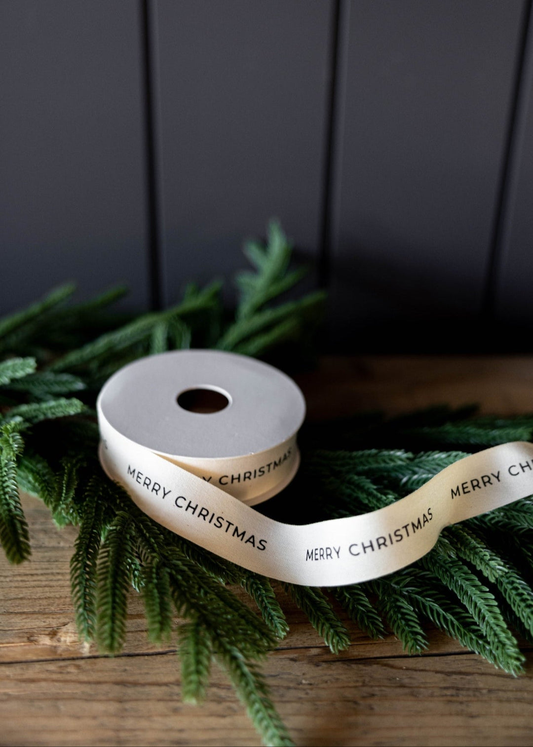 Merry Christmas Ribbon - Clementine Home Floral Gift