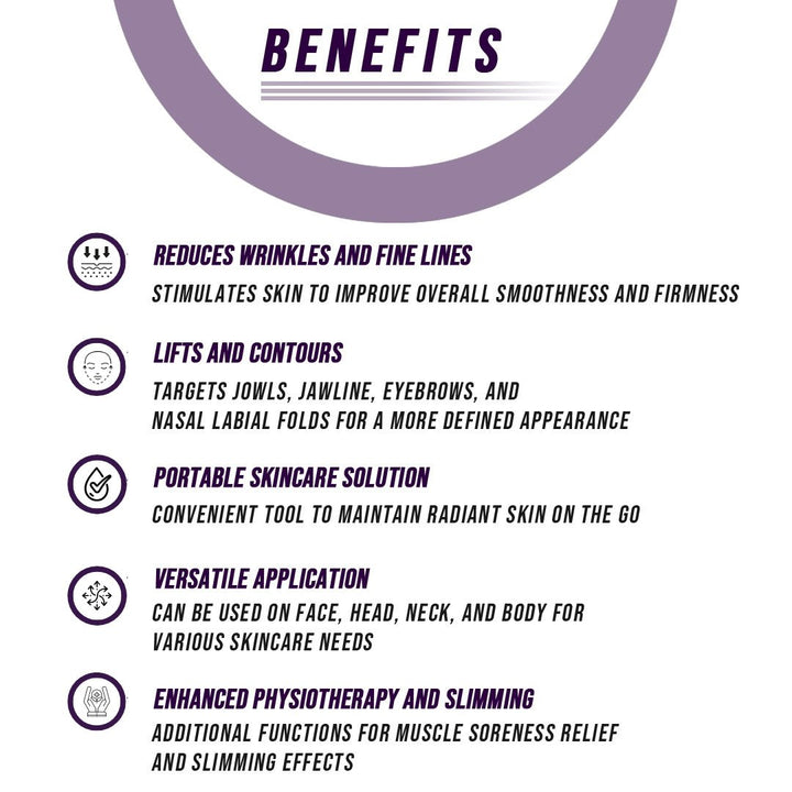 Microcurrent Facial Toning Massager (Spring '25 Add - On) - Clementine Home Floral Gift