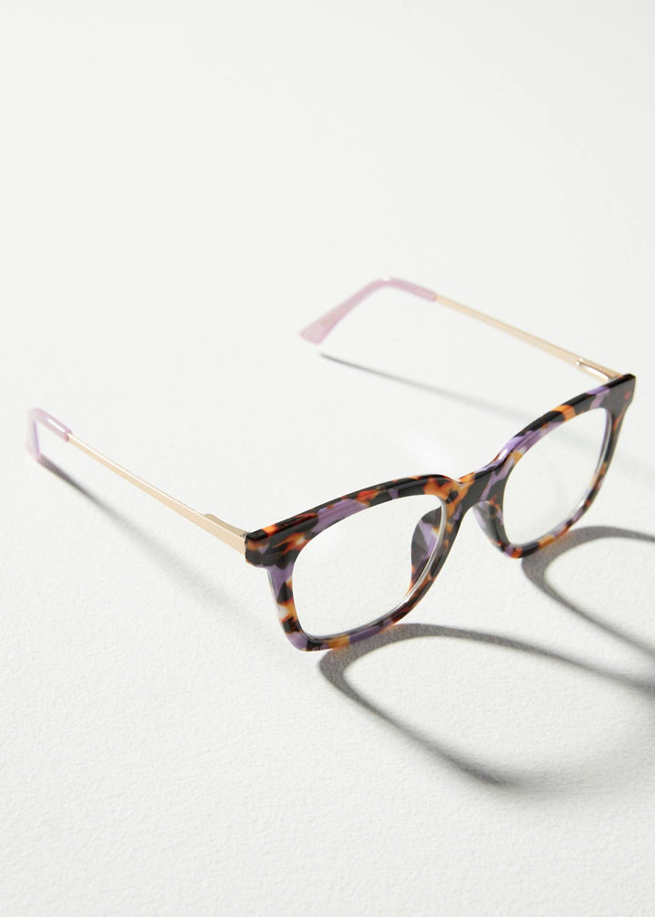 Millie Glasses - Purple Botanico - Clementine Home Floral Gift