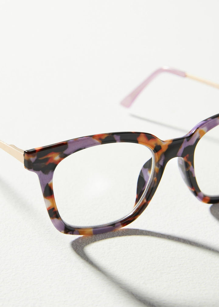 Millie Glasses - Purple Botanico - Clementine Home Floral Gift