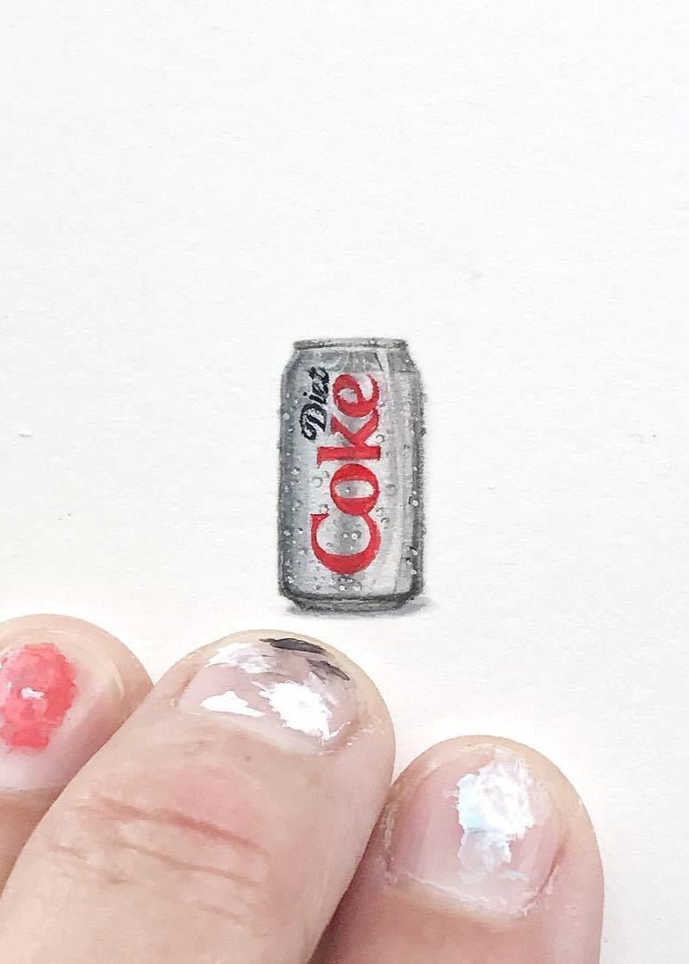 Min Art Print - Diet Coke - Clementine Home Floral Gift