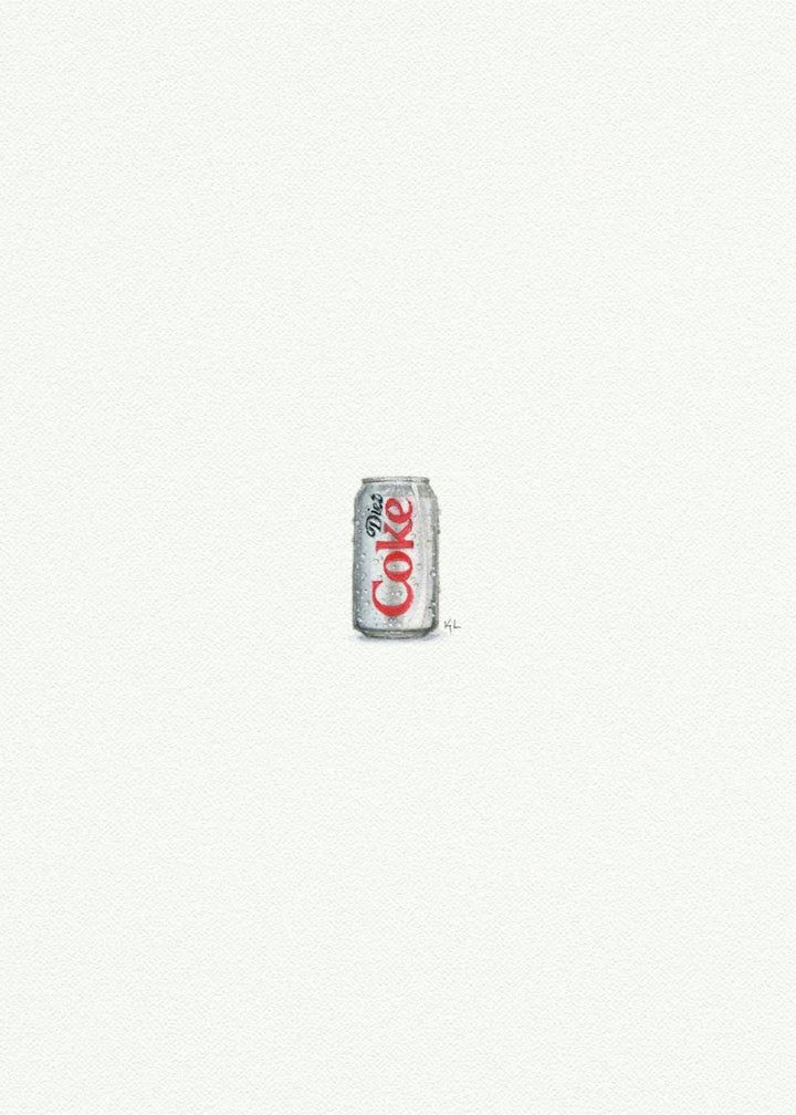 Min Art Print - Diet Coke - Clementine Home Floral Gift