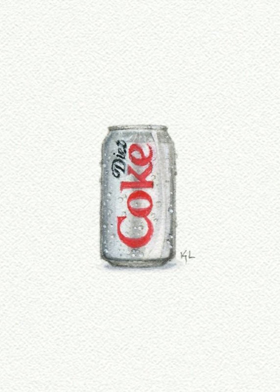 Min Art Print - Diet Coke - Clementine Home Floral Gift