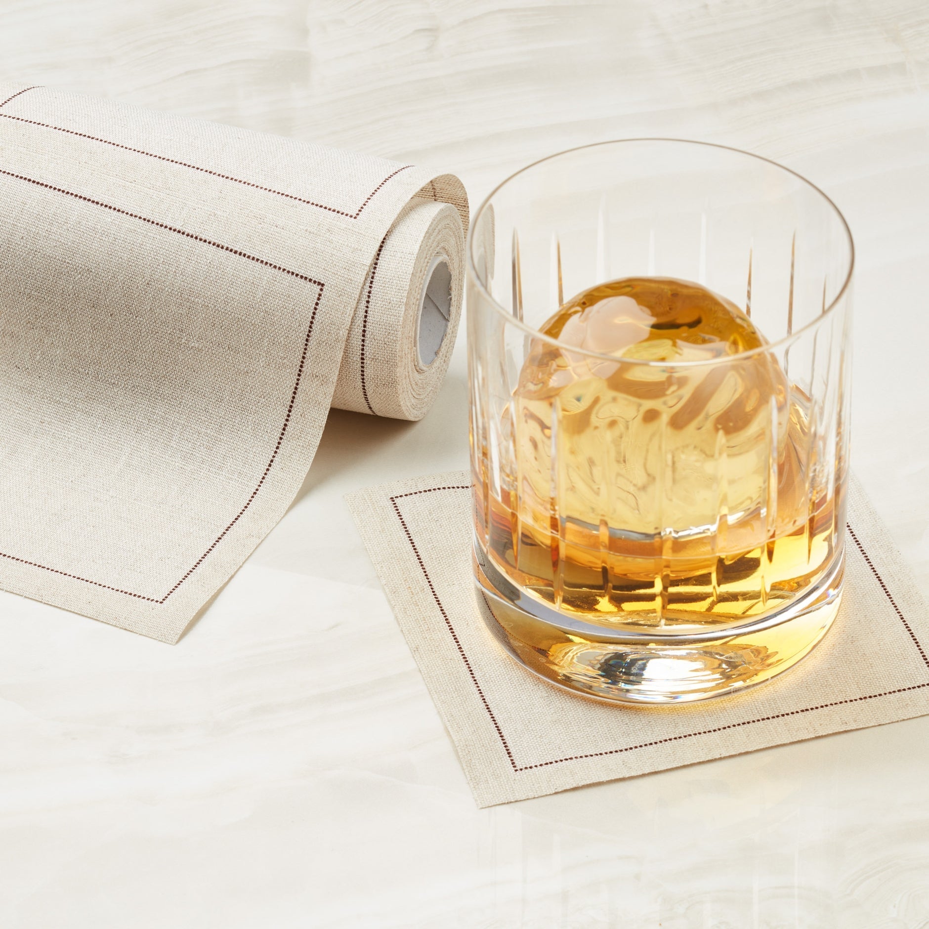 Natural Linen Napkins (Summer '25 Add - On) - Clementine Home Floral Gift