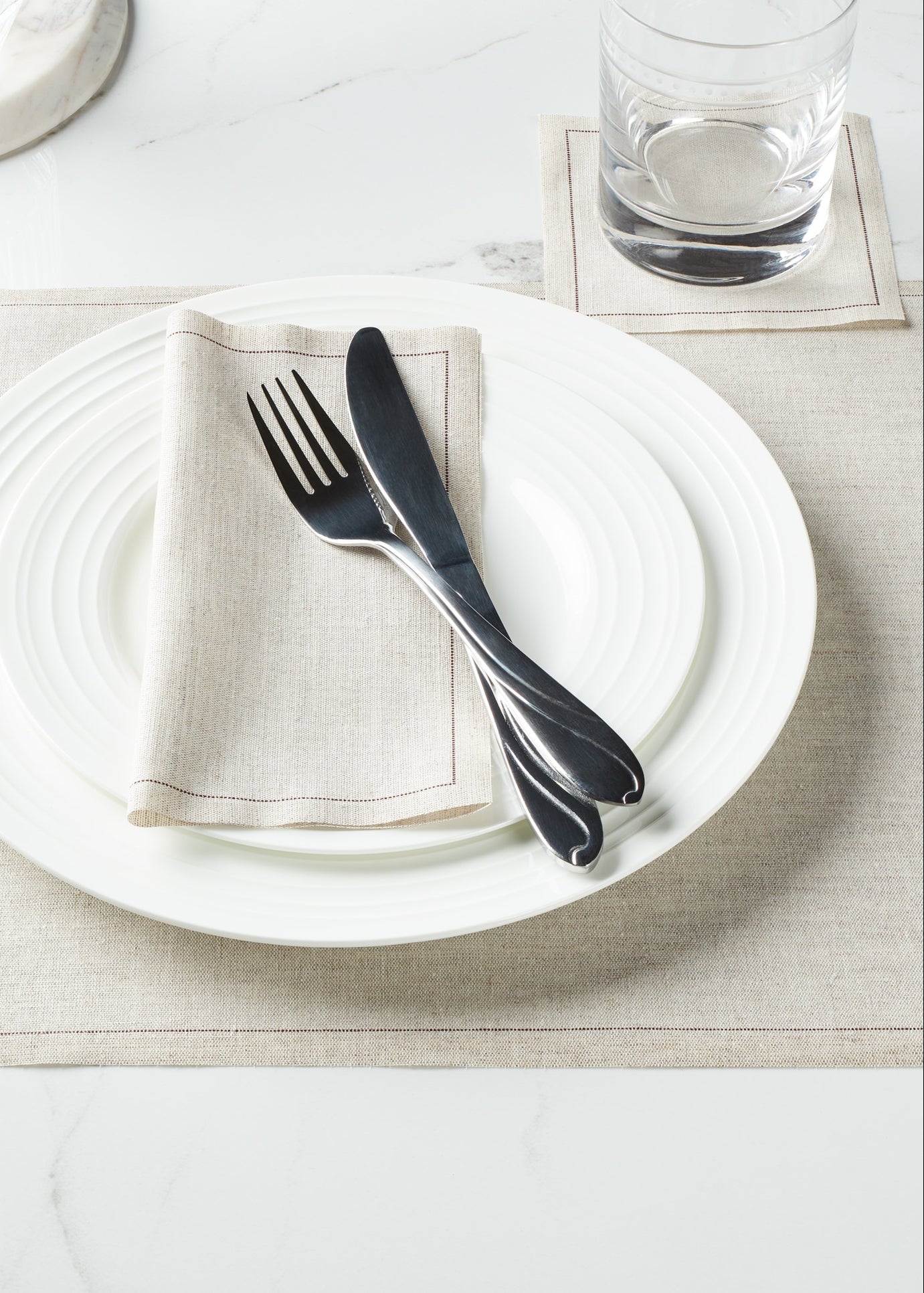 Natural Linen Napkins (Summer '25 Add - On) - Clementine Home Floral Gift
