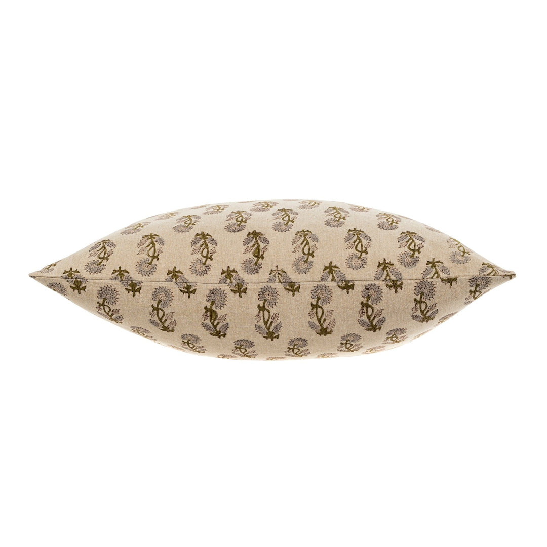 Neha Block Print Pillow - Clementine Home Floral Gift
