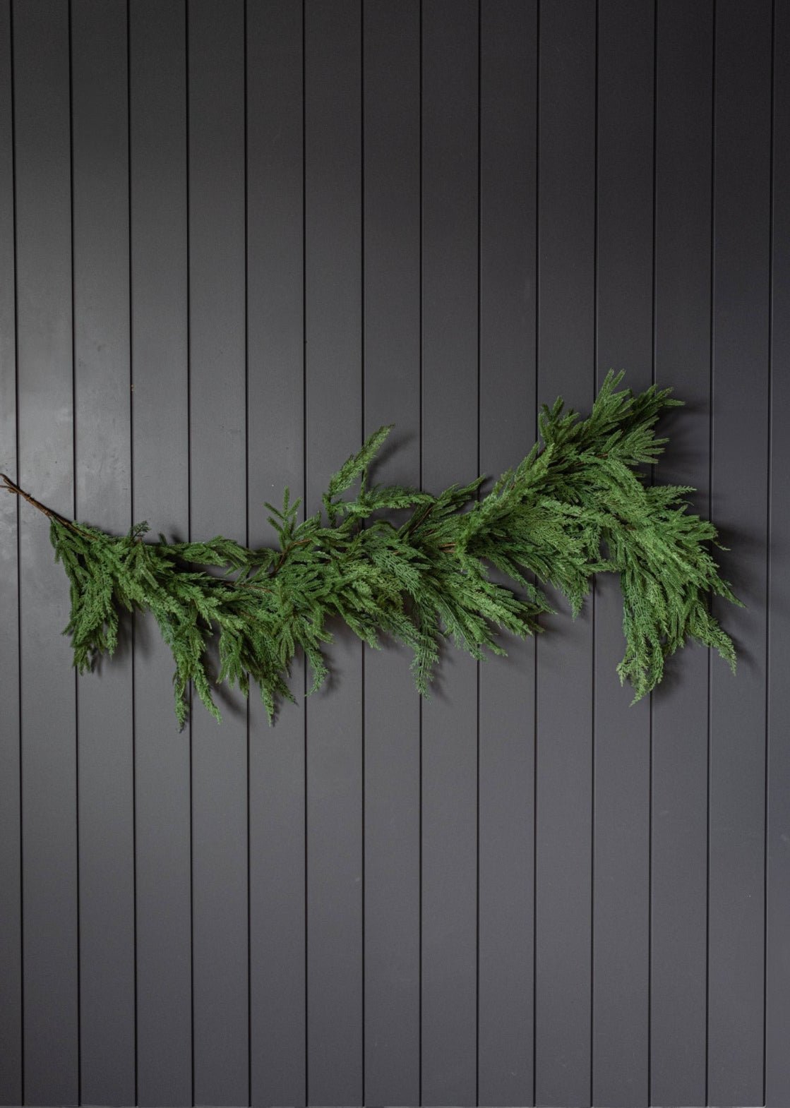 Norfolk & Cypress Mix Real Touch Faux Christmas Garland - Clementine Home Floral Gift