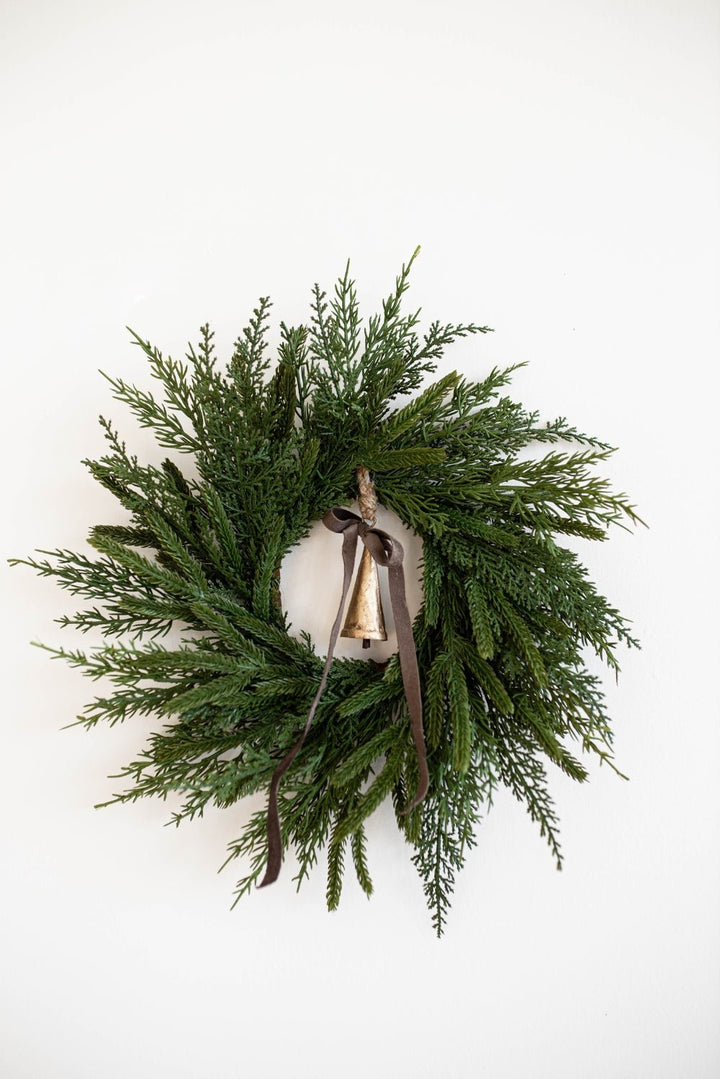 Norfolk & Cypress Real Touch Mix Wreath - Real Touch (Box 13 - Day 12) - Clementine Home Floral Gift