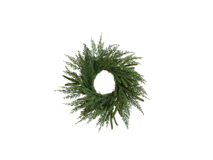 Norfolk & Cypress Real Touch Mix Wreath - Real Touch (Box 13 - Day 12) - Clementine Home Floral Gift