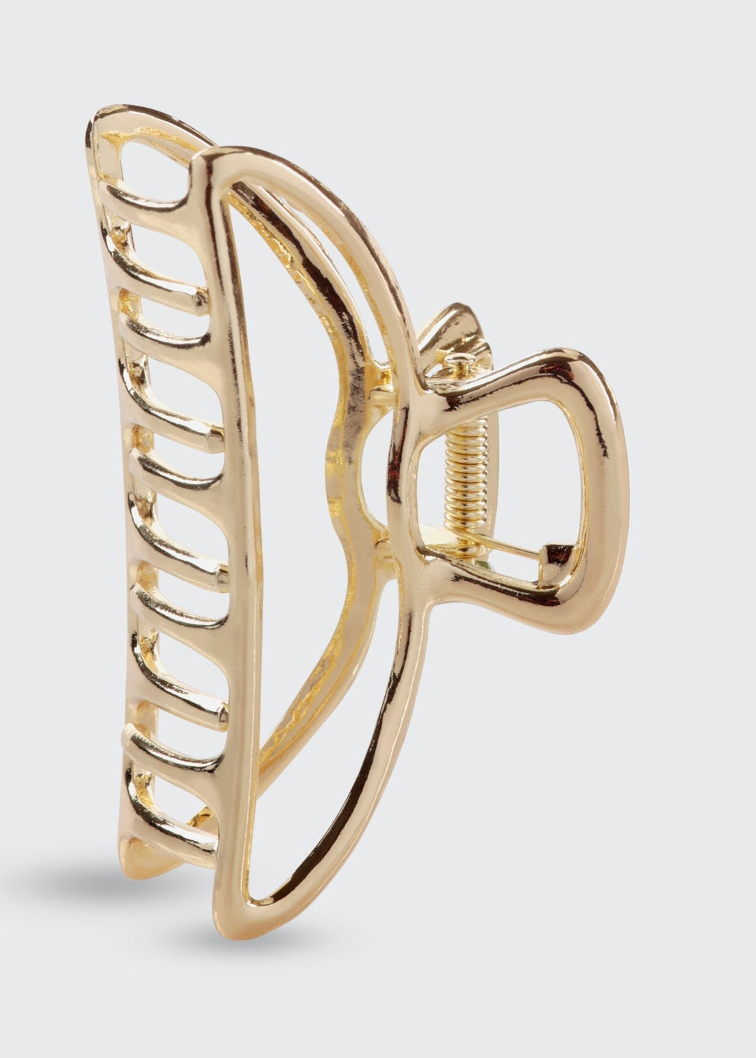 Open Shape Claw Clip – Gold - Clementine Home Floral Gift