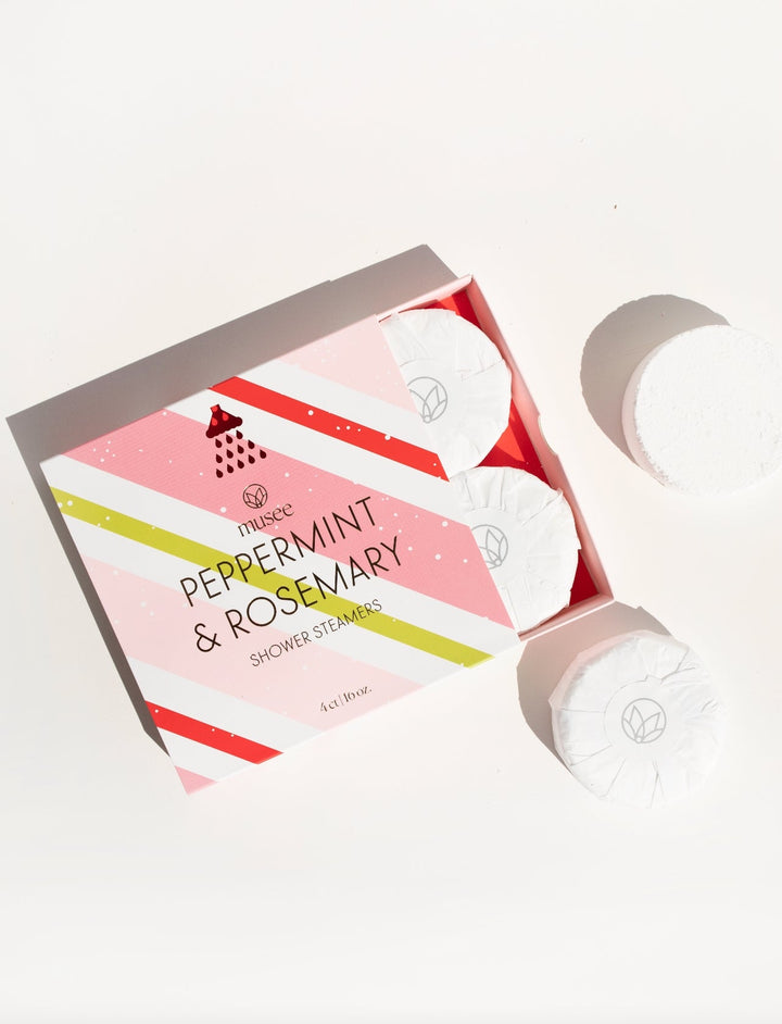 Peppermint and Rosemary Shower Steamers - Clementine Home Floral Gift