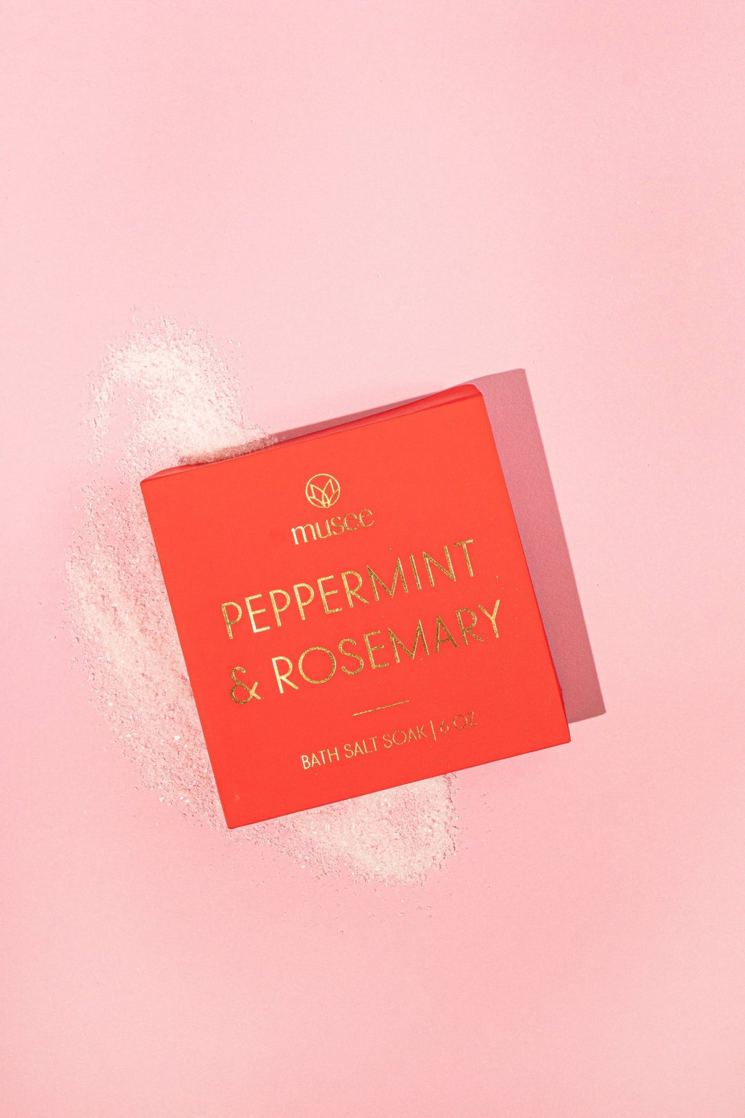 Peppermint & Rosemary Mini Salt Soak (Box 3 - Day 22) - Clementine Home Floral Gift