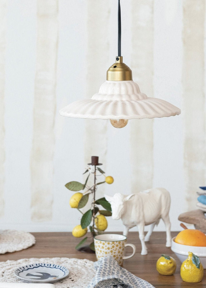 Pleated Pendant - Clementine Home Floral Gift