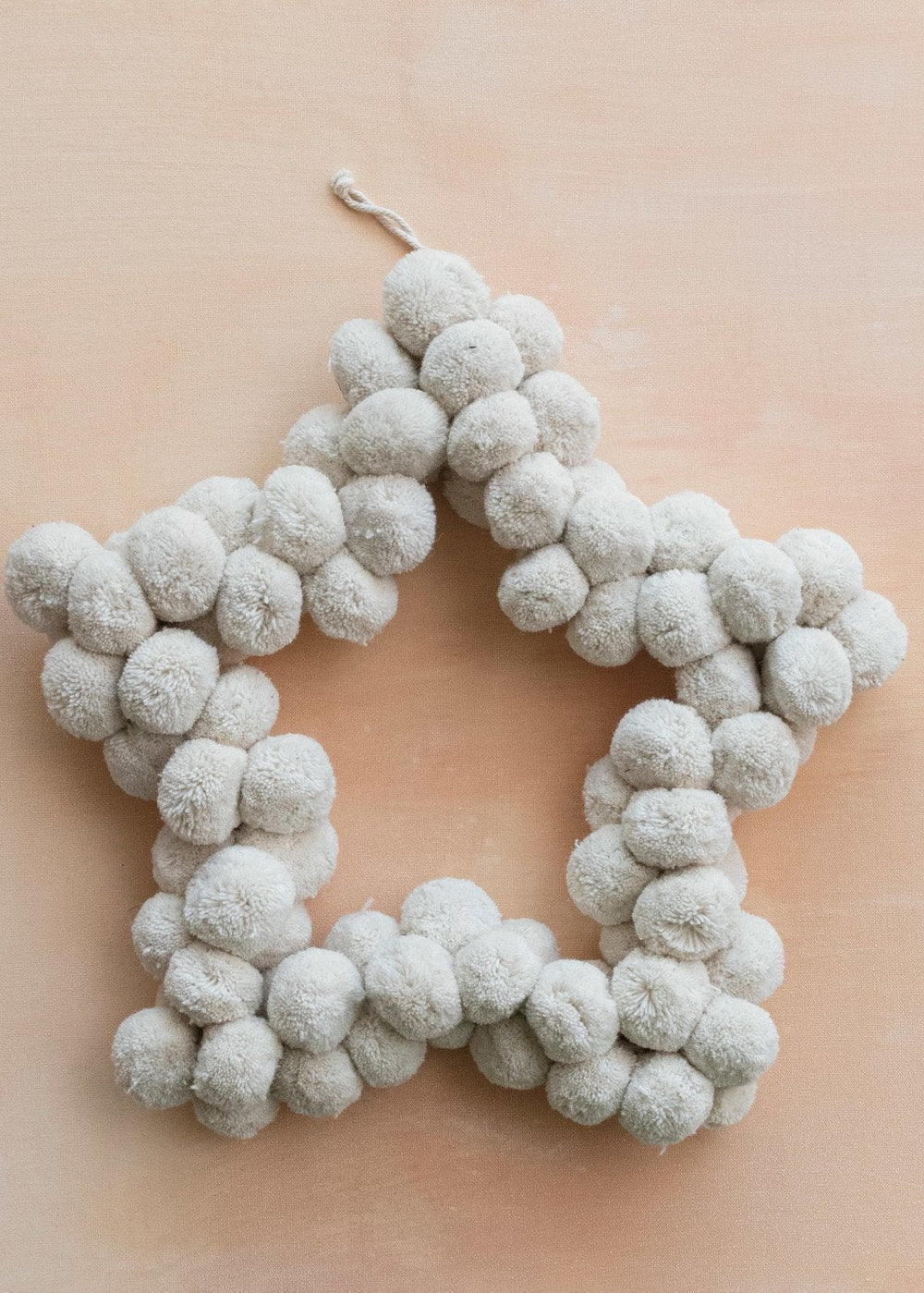Pom Pom Star Shaped Wreath - Clementine Home Floral Gift