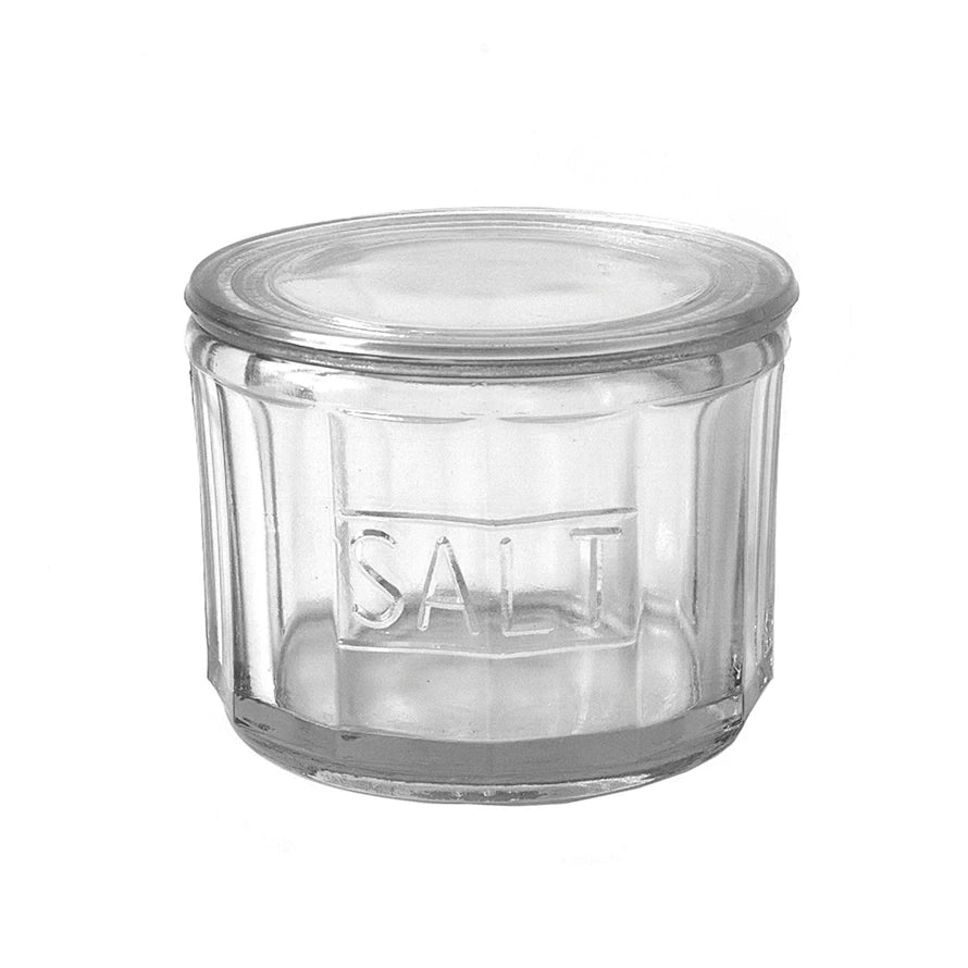 Pressed Glass Salt Cellar - Clementine Home Floral Gift
