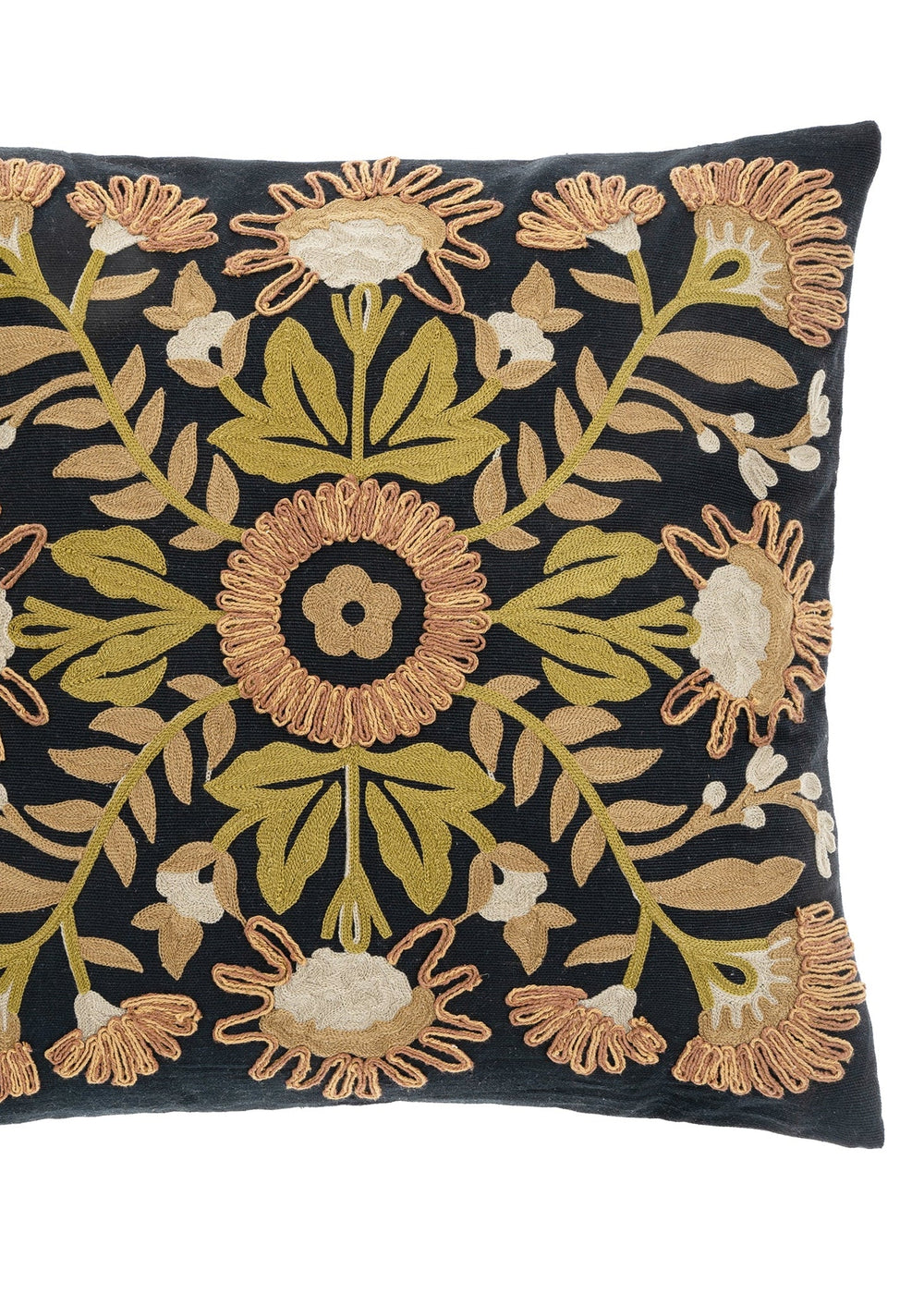 Primrose Embroidered Pillow - Clementine Home Floral Gift