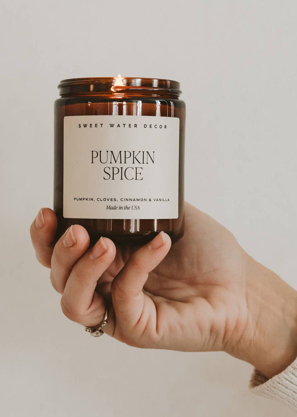 Pumpkin Spice Soy Candle - Clementine Home Floral Gift