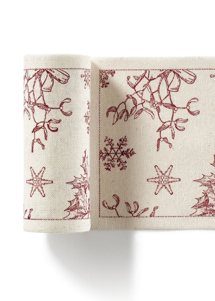 Recycled Cotton Cocktail Napkins – Classic Christmas (Day 11 - Box 13 : Advent 2025) - Clementine Home Floral Gift