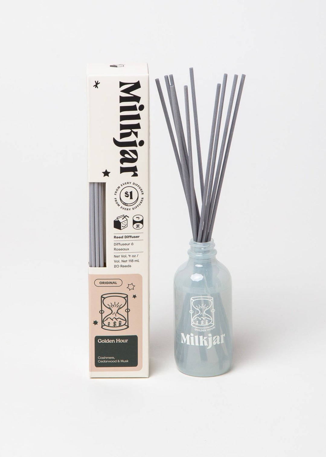 Reed Diffuser - Golden Hour - Clementine Home Floral Gift