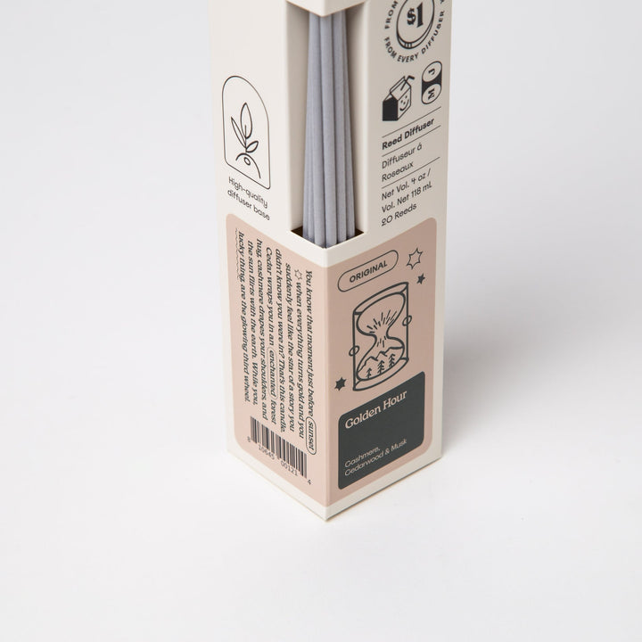 Reed Diffuser - Golden Hour - Clementine Home Floral Gift