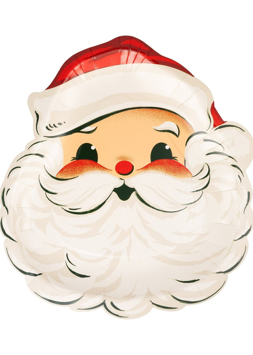 Retro Santa Shaped Plate - Clementine Home Floral Gift