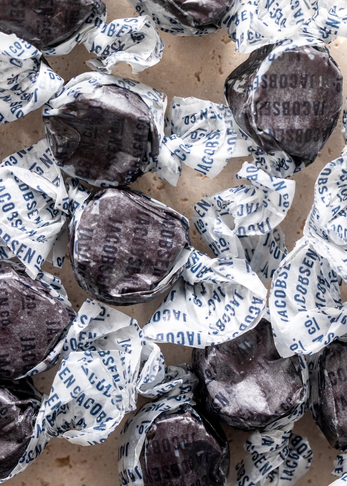 Salty Black Liquorice - Pure Sea Salt Liquorice Candy - Clementine Home Floral Gift