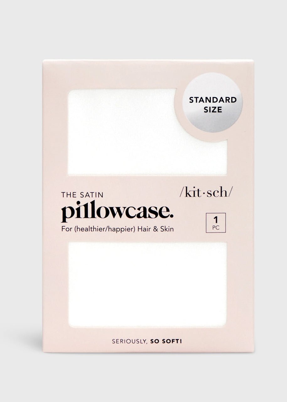 Satin Pillowcase – Ivory - Clementine Home Floral Gift