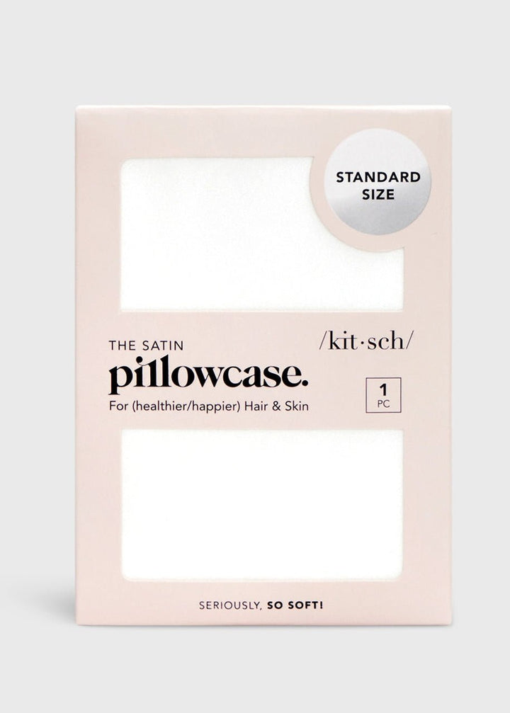 Satin Pillowcase – Ivory - Clementine Home Floral Gift