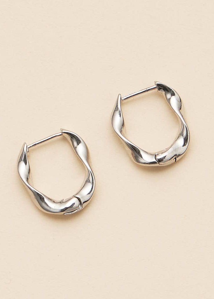 Selene Hoop Earrings - Clementine Home Floral Gift