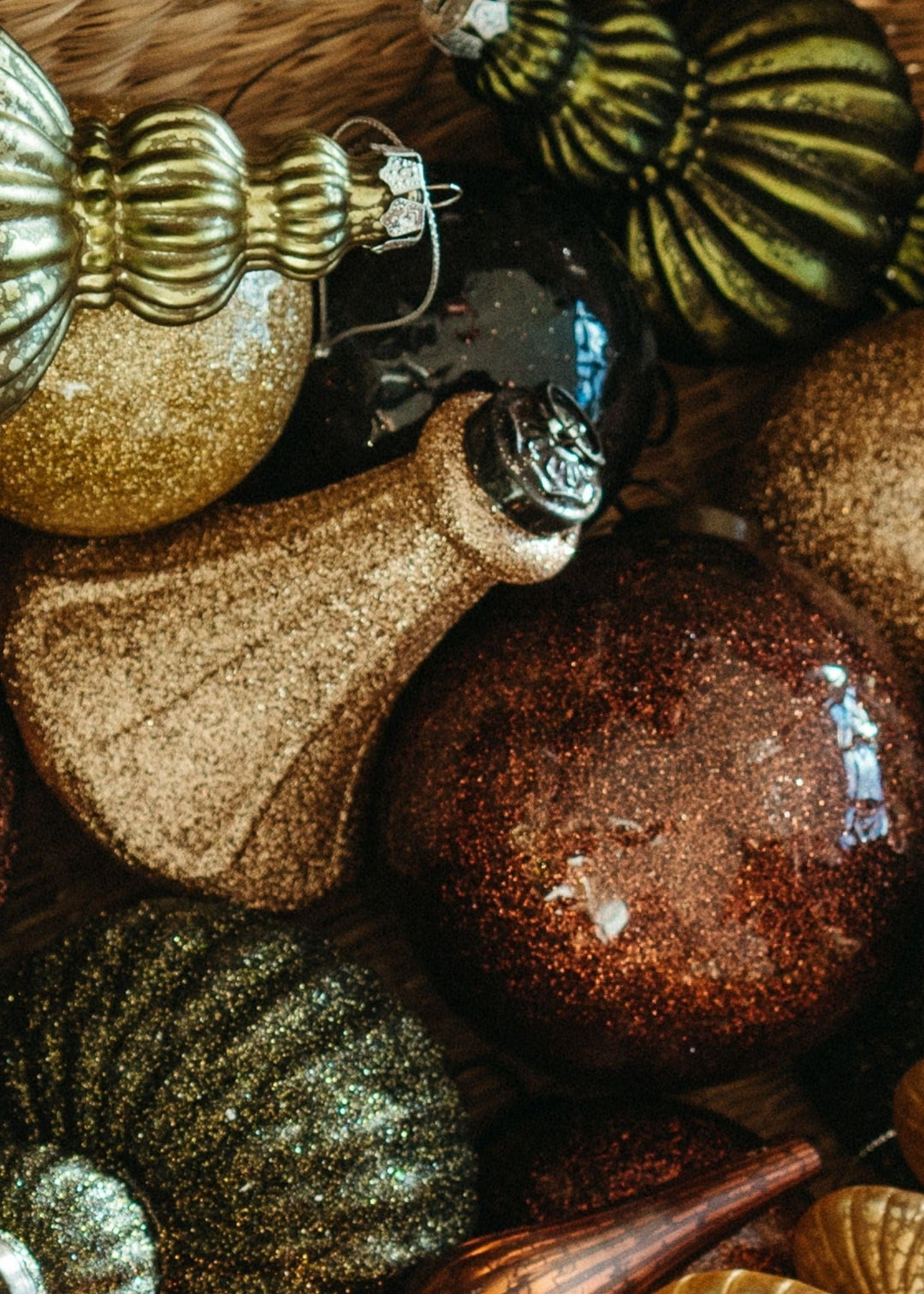 Shimmer Ornament Bundle - Clementine Home Floral Gift