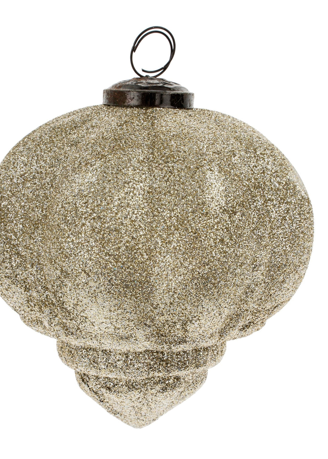 Shimmer Ornament - Champagne - Clementine Home Floral Gift
