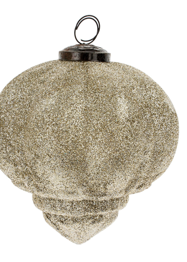 Shimmer Ornament - Champagne - Clementine Home Floral Gift