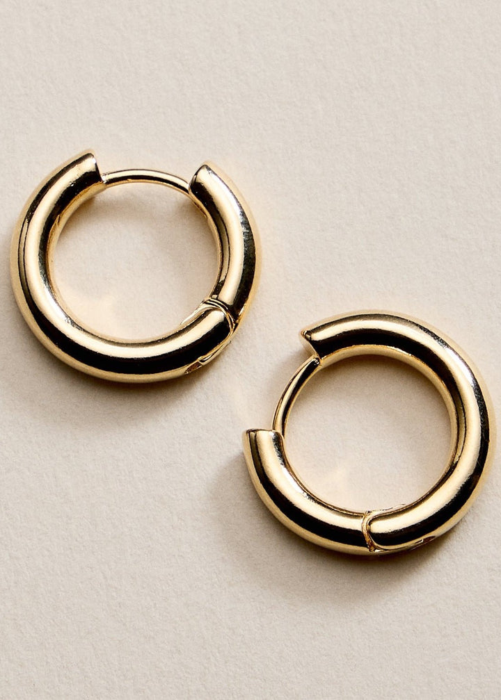 Simone Huggie Hoop Earrings - Clementine Home Floral Gift