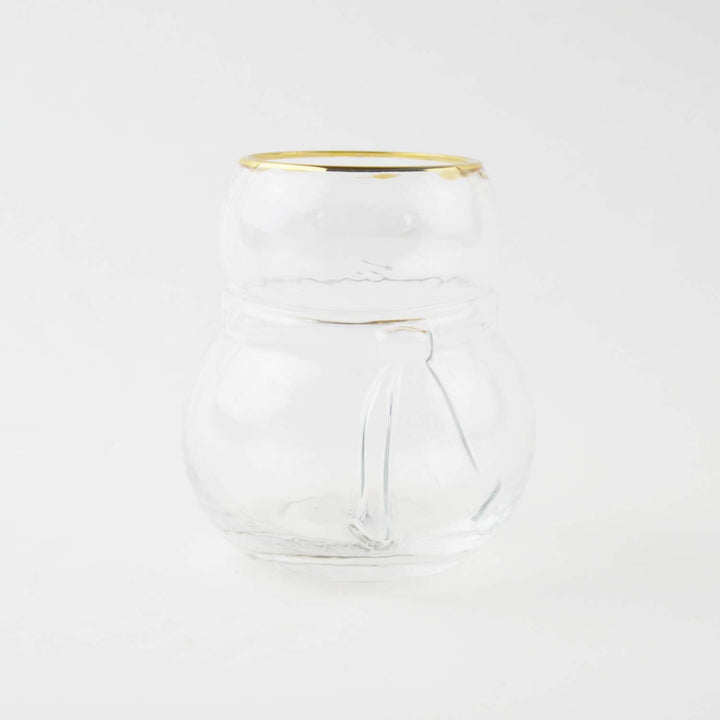 Snowman Drinking Glass (Box 9 - Day 16) - Clementine Home Floral Gift