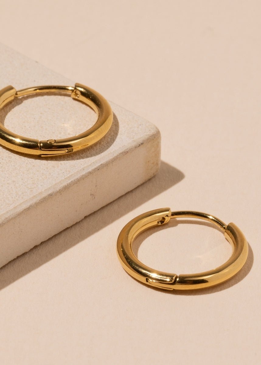 Sophie Hoops, Gold - Clementine Home Floral Gift