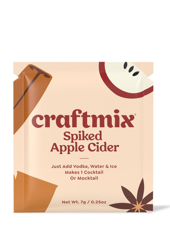Spiked Apple Cider Cocktail & Mocktail Mixer – Single Packets - Clementine Home Floral Gift