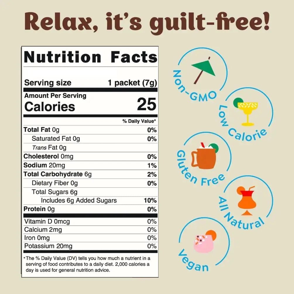 Spiked Apple Cider Cocktail & Mocktail Mixer – Single Packets - Clementine Home Floral Gift