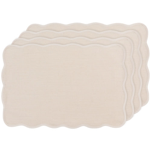 Natural Florence Placemats, Set of 4