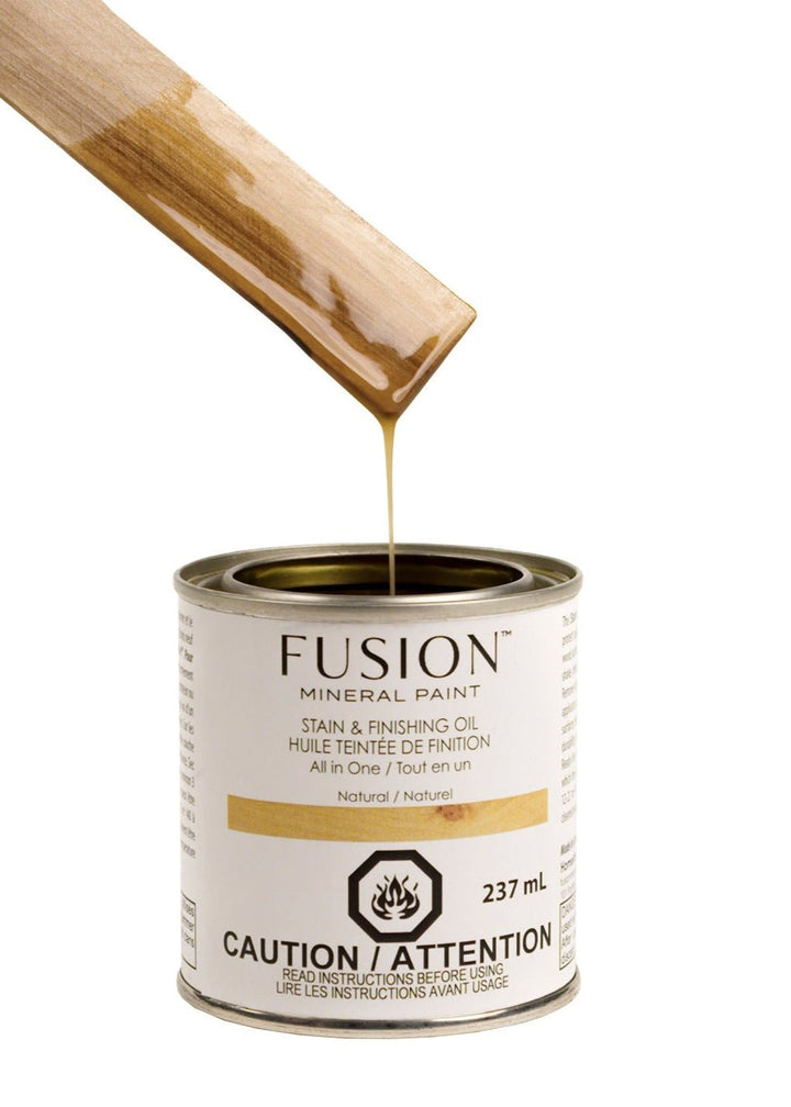 Stained Finishing Oil - Natural (Clear) - Clementine Home Floral Gift