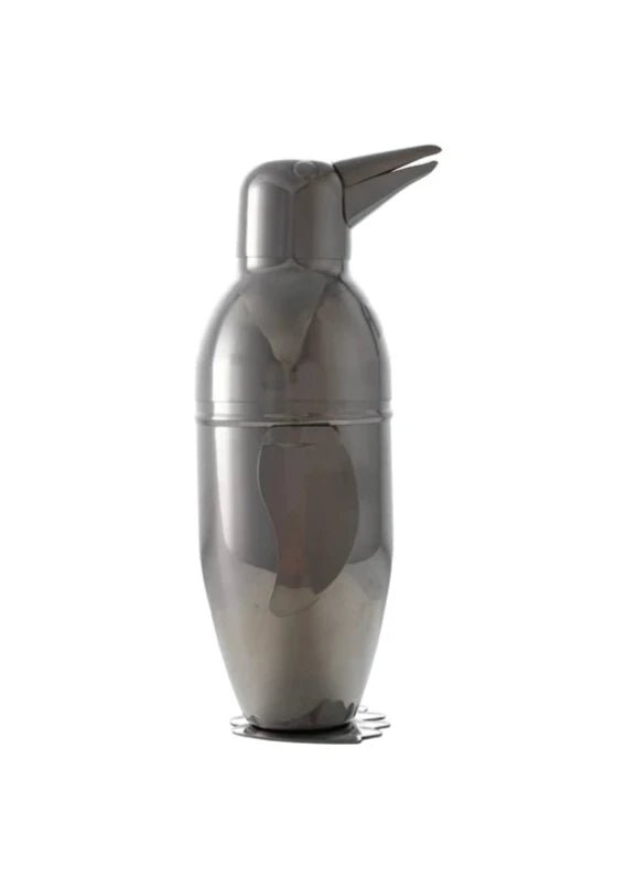Stainless Steel Penguin Cocktail Shaker - Clementine Home Floral Gift