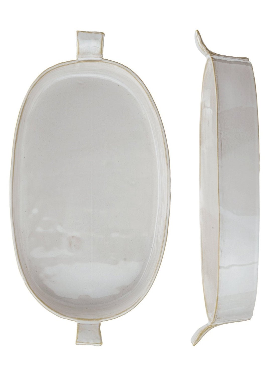 Stoneware Baker, Set of 2 - Clementine Home Floral Gift